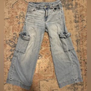 American Eagle Outfitters Light Blue Flare Jeans